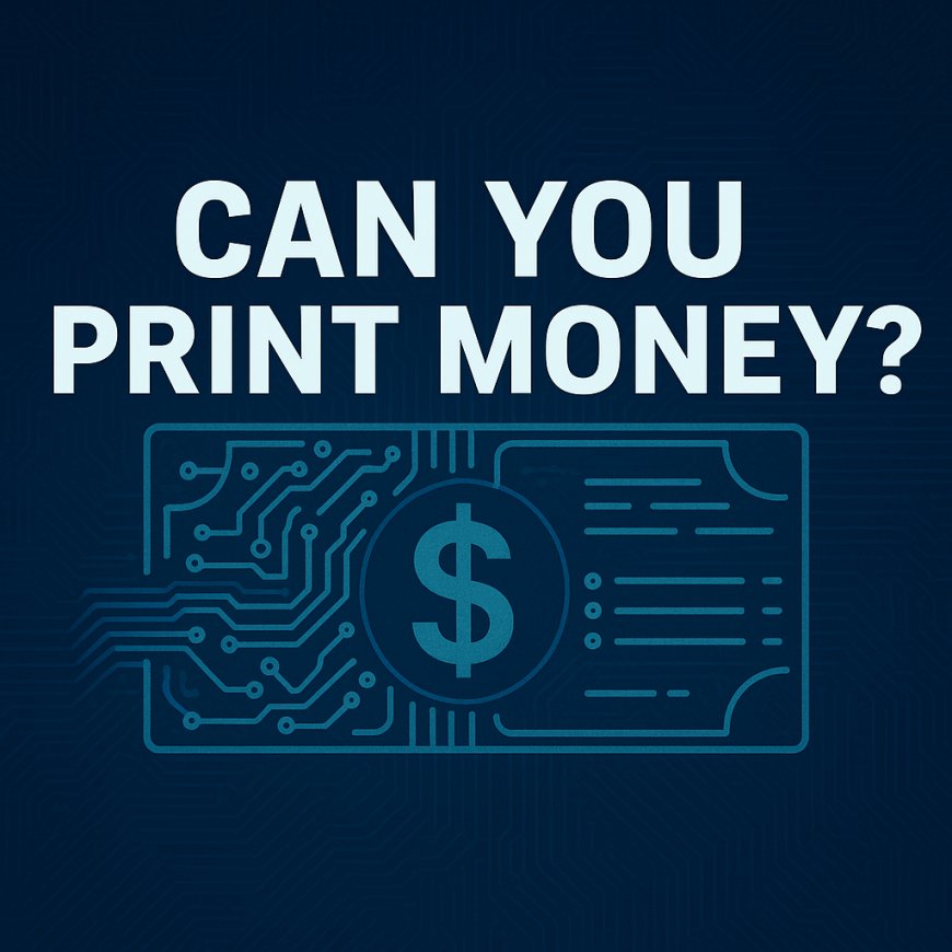 Can You Print Money? How Money Creation Really Works
