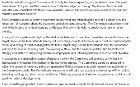 December 10, 2025: QT Ends, QE-Lite Begins