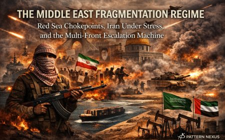 The Middle East Fragmentation Regime: Red Sea Chokepoints, Iran Stress, and the Multi-Front Escalation Machine