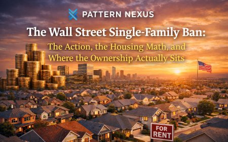 The Wall Street Single-Family Ban: The Action, the Housing Math, and Where the Ownership Actually Sits