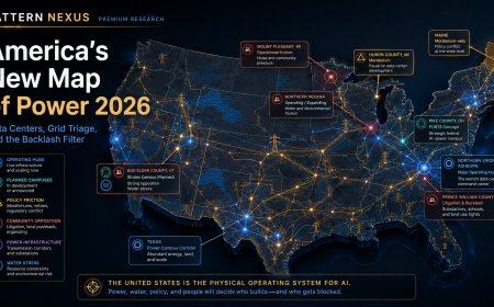 America’s New Map of Power 2026: Data Centers, Grid Triage, and the Backlash That Will Not Stop the AI Buildout