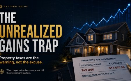 The Unrealized Gains Trap: Property Taxes Are the Warning, Not the Excuse