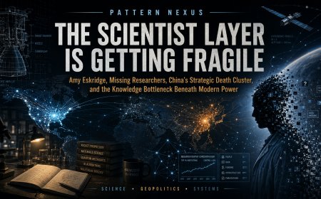 The Scientist Layer Is Getting Fragile: Amy Eskridge, Missing Researchers, China’s Strategic Death Cluster, and the Knowledge Bottleneck Beneath Modern Power