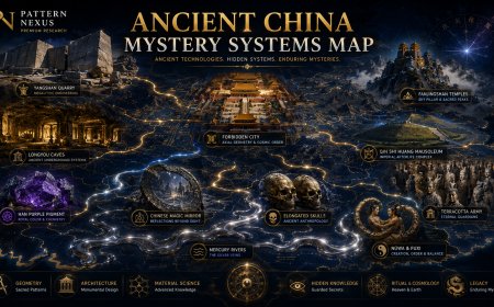Ancient China Was Not Isolated: Megaliths, Mercury Rivers, Quantum Pigments, and the Pattern Layer Nobody Wants to Connect