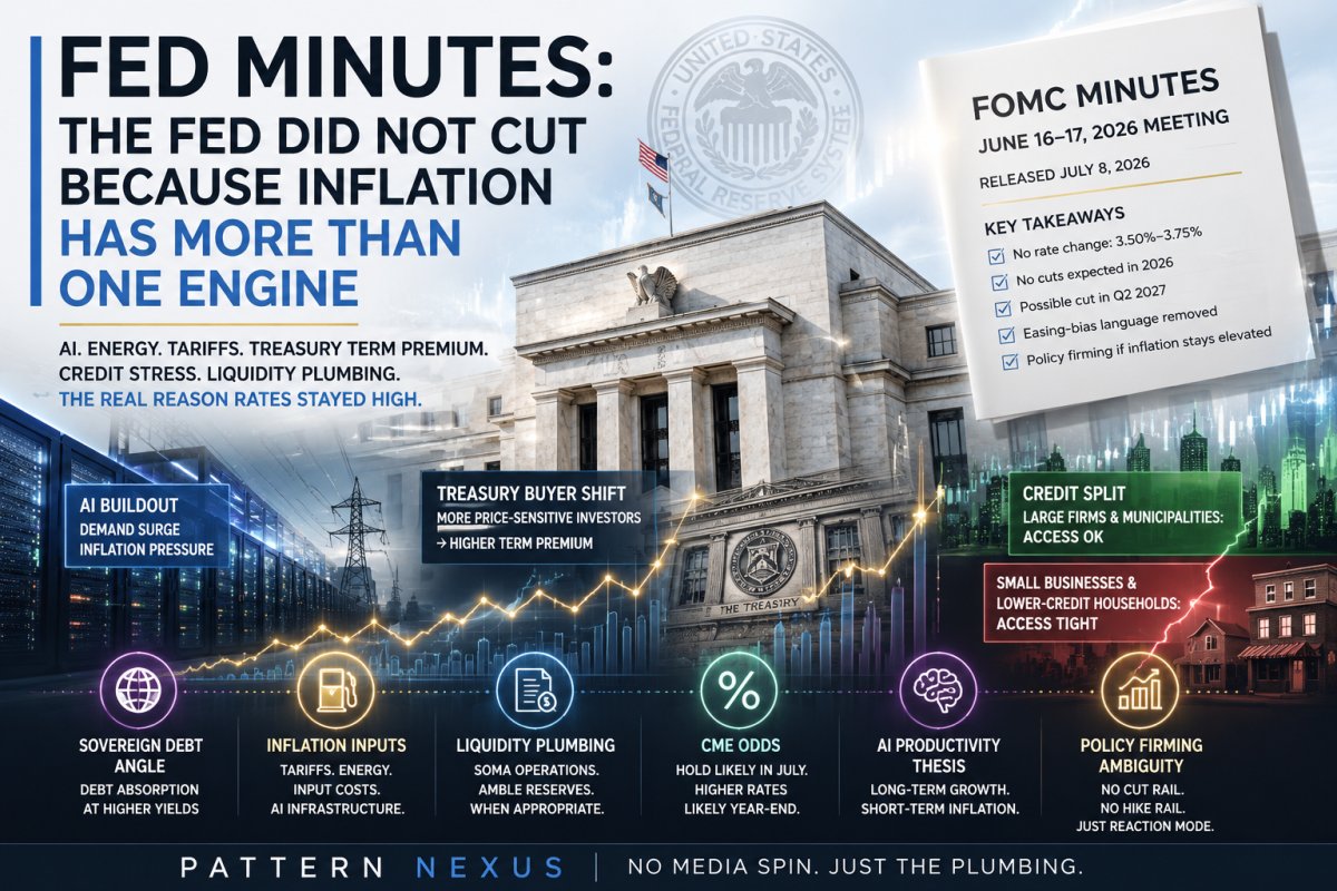 Fed Minutes: The Cut Trade Broke Because Inflation Has More Than One Engine