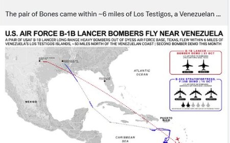Second Bomber Demo Near Venezuela: The Signal, Not the Show