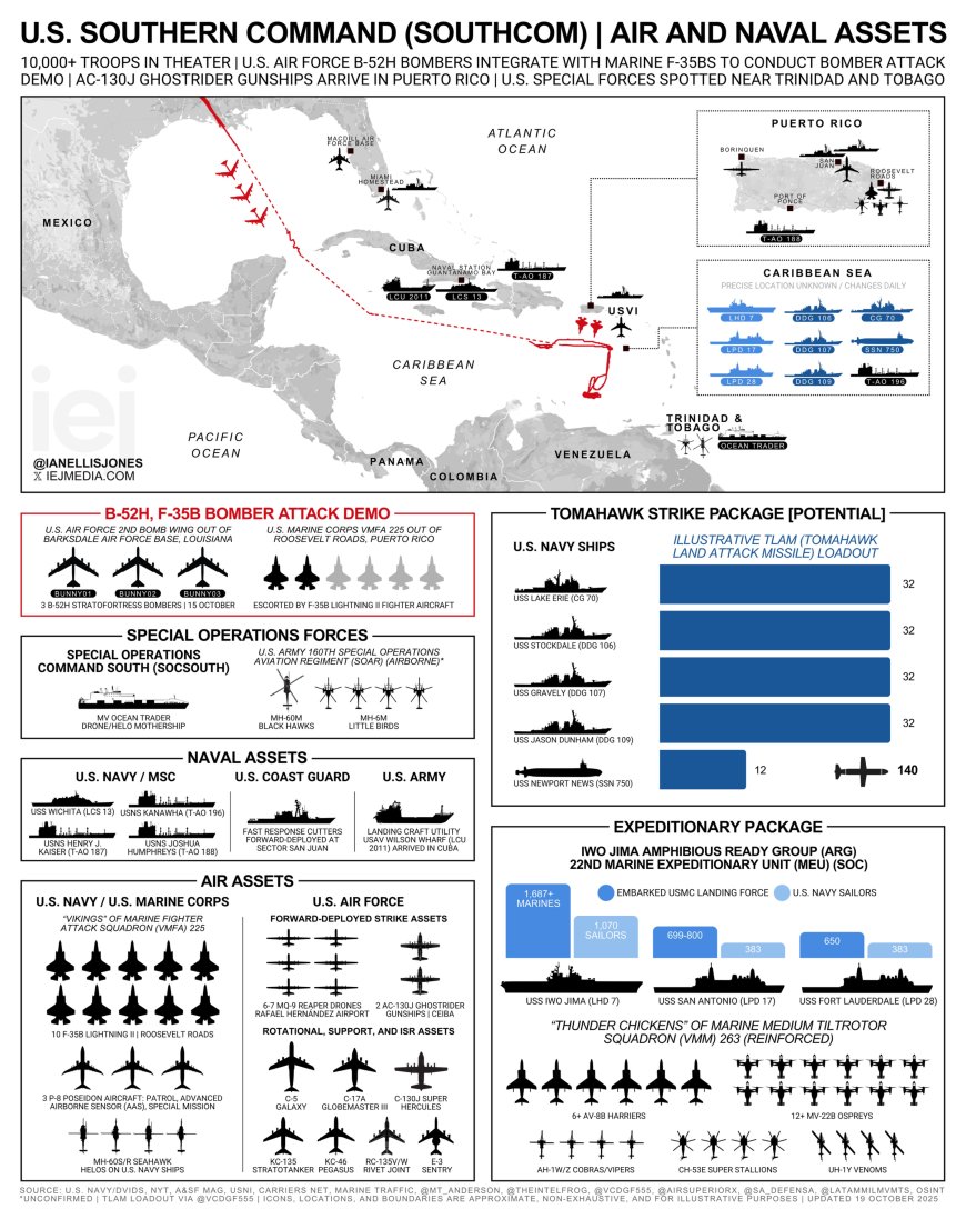Caribbean Surge: From Sea-Strikes to Land Options — What the U.S. Is Building