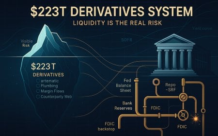 $223T Derivatives System: The Hidden Liquidity Fragility Beneath U.S. Banking
