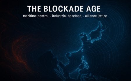 Blockade Age: Why U.S.–China “Trade Deals” Are Just Tempo Management in a Maritime Power War