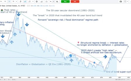 The End of the 40-Year Bond Supercycle: Why Rates Didn’t Rise — The Regime Changed