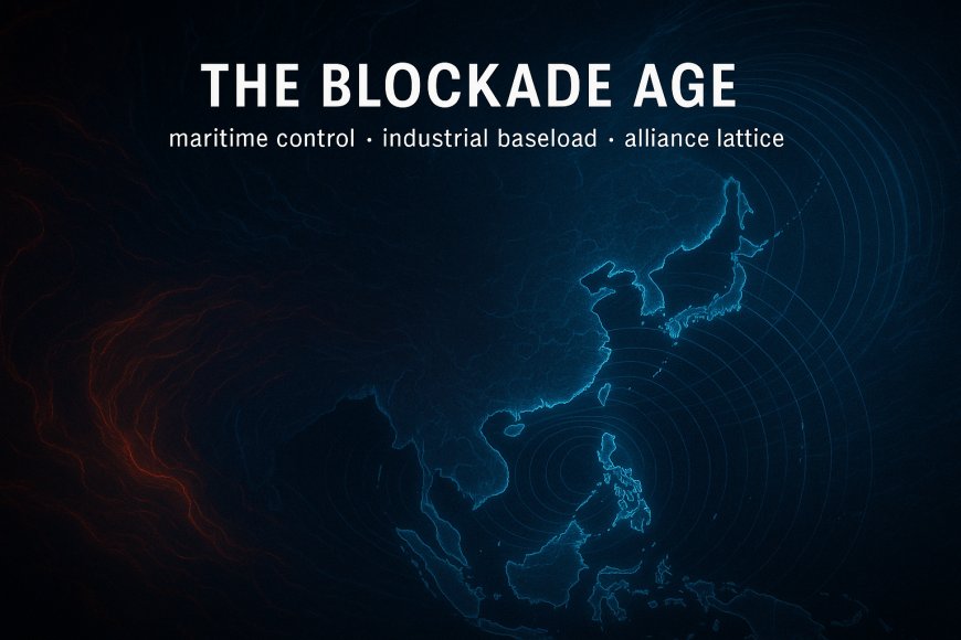 Blockade Age: Why U.S.–China “Trade Deals” Are Just Tempo Management in a Maritime Power War