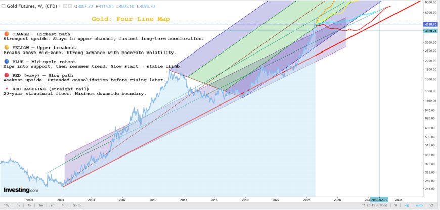 Gold Surges as Senate Moves to Reopen Government — The Four-Line Map That Explains What Happens Next