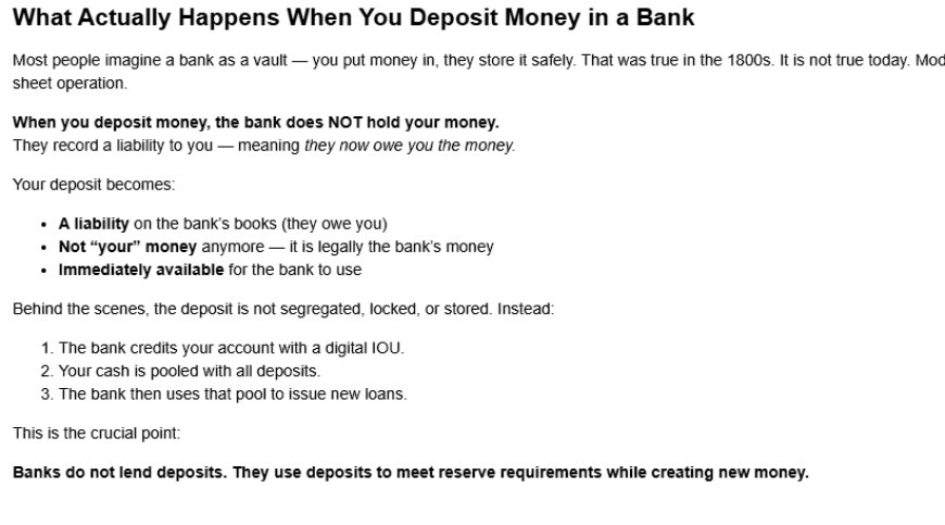 Money Is Not What You Think: Debt, Time, Energy & the Hidden Mechanics of Power