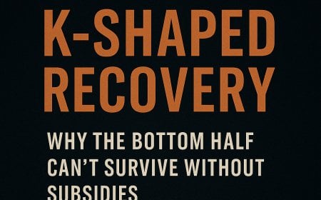 The K-Shaped Recovery: Why the Bottom Half Can’t Survive Without Subsidies