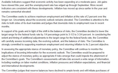 December 10, 2025: QT Ends, QE-Lite Begins