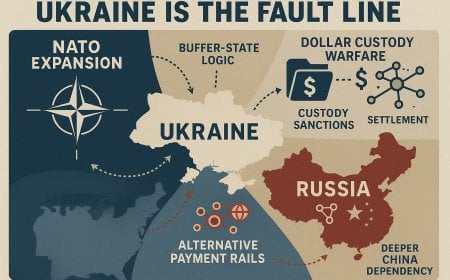 Ukraine Is the Fault Line: NATO Expansion, Dollar Custody Warfare, and Russia’s Forced Pivot to China