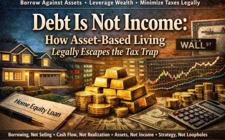 Debt Is Not Income: How Asset-Based Living Legally Escapes the Tax Trap