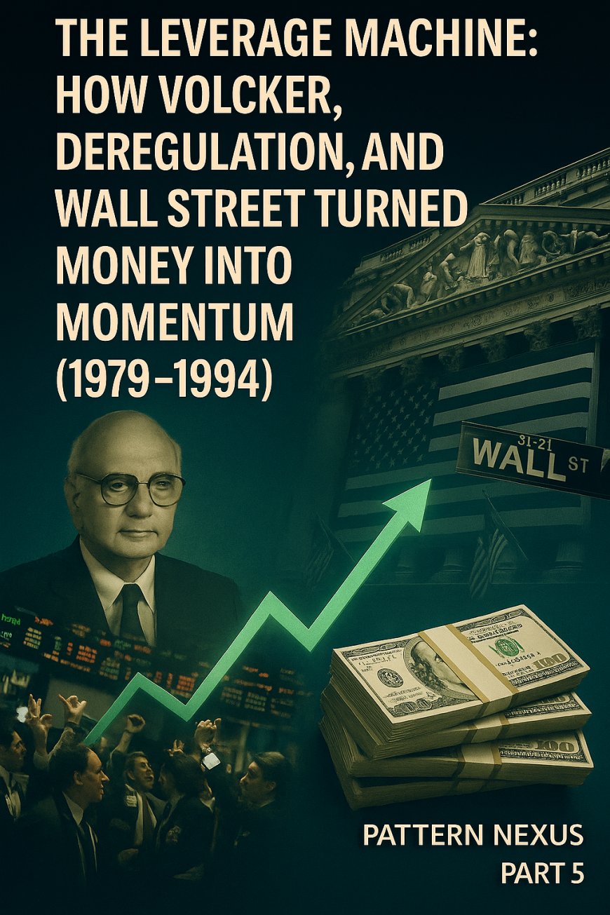 The Leverage Machine: How Volcker, Deregulation, and Wall Street Turned Money Into Momentum (1979–1994)