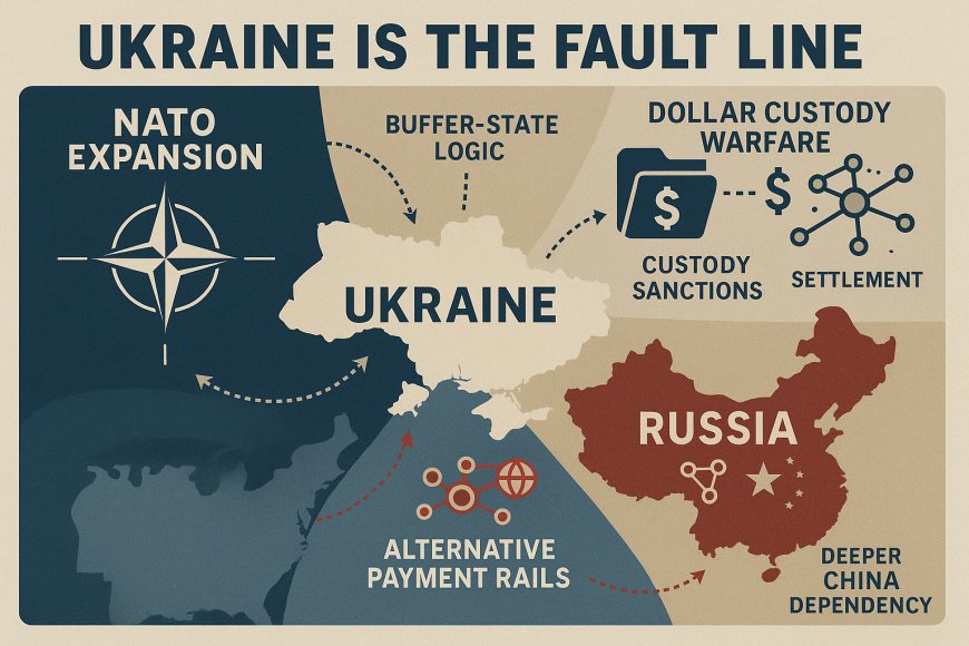 Ukraine Is the Fault Line: NATO Expansion, Dollar Custody Warfare, and Russia’s Forced Pivot to China