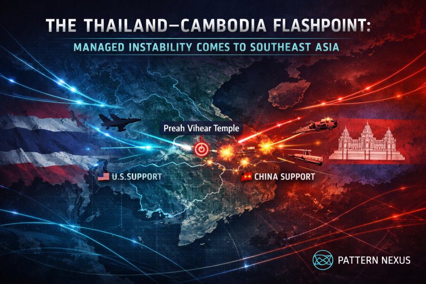 The Thailand–Cambodia Flashpoint: Managed Instability Comes to Southeast Asia