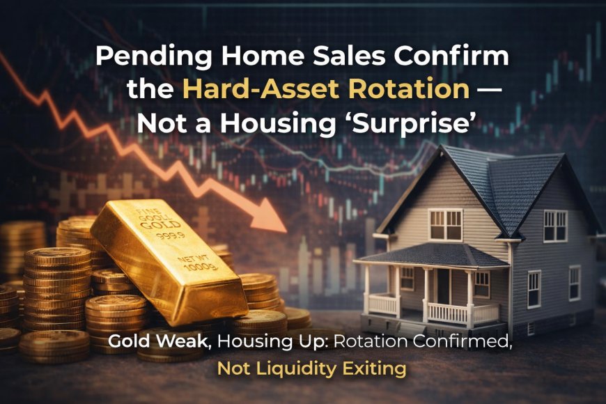 Pending Home Sales Confirm the Hard-Asset Rotation — Not a Housing “Surprise”