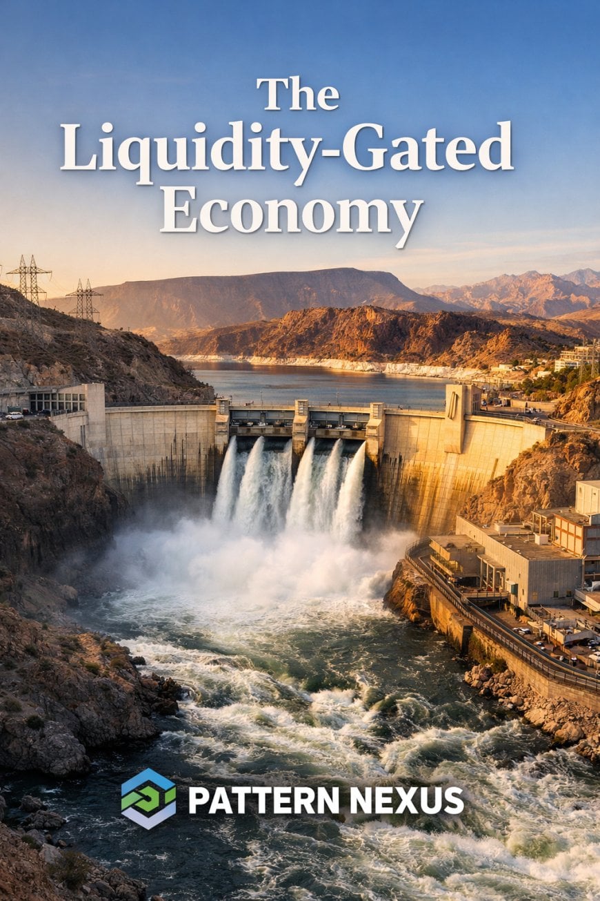 The Liquidity-Gated Economy: Why Central Banks Control Flow, Not Prosperity