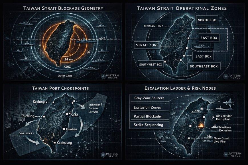Taiwan–China Drill Spiral (Dec 2025): “Justice Mission 2025,” Taiwan’s Rapid-Response Posture, and the Blockade Geometry