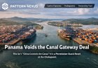 Panama Voids the Canal Gateway Deal — This Isn’t About Ships, It’s About Permission