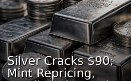 Silver Cracks $90: Mint Repricing, Retail Limits, and the Physical Supply Shock