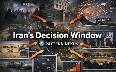 Iran’s Decision Window: Blackout, Embassy Pullbacks, Airspace Closures, and the Retaliation Math (Jan 14, 2026)