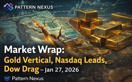 Market Wrap: Gold Vertical, Nasdaq Leads, Dow Drag — Jan 27, 2026