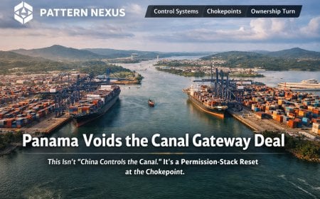 Panama Voids the Canal Gateway Deal — This Isn’t About Ships, It’s About Permission