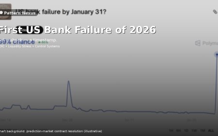 The First US Bank Failure of 2026 — Not a Shock, a Timestamp