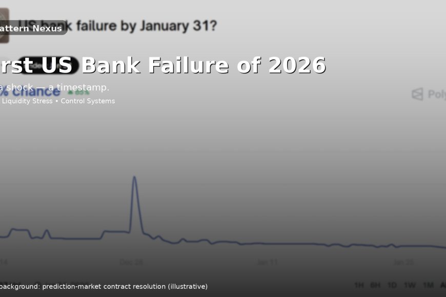 The First US Bank Failure of 2026 — Not a Shock, a Timestamp - Pattern ...