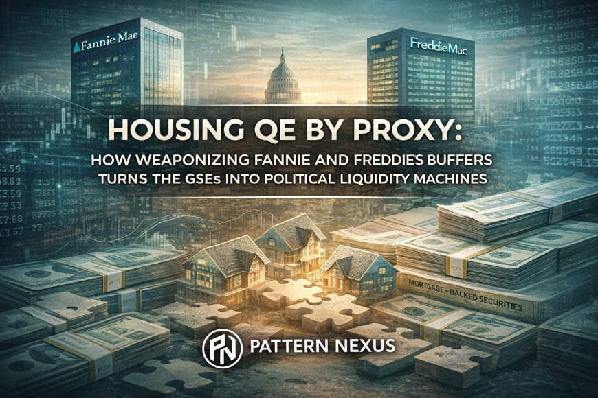 Housing QE by Proxy: How Weaponizing Fannie and Freddie’s Buffers Turns the GSEs into Political Liquidity Machines