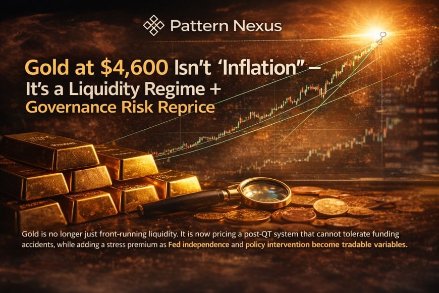 Gold at $4,600 Isn’t “Inflation” — It’s a Liquidity Regime + Governance Risk Reprice