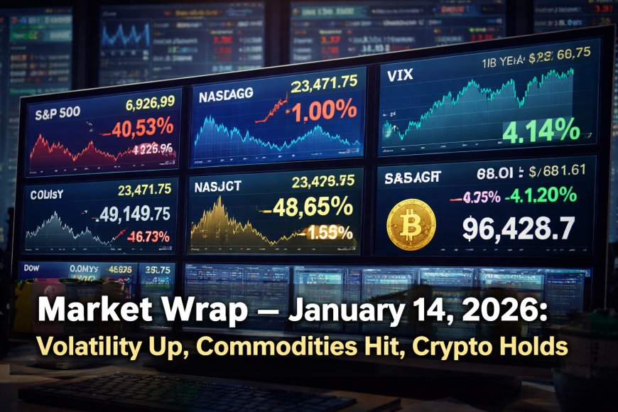 [HERO_IMAGE_ALT: Cross-asset market tape on January 14, 2026]