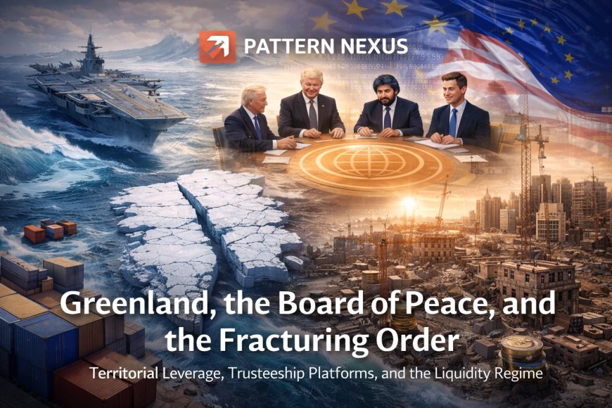 Greenland, the Board of Peace, and the Fracturing Order: Territorial Leverage, Trusteeship Platforms, and the Liquidity Regime