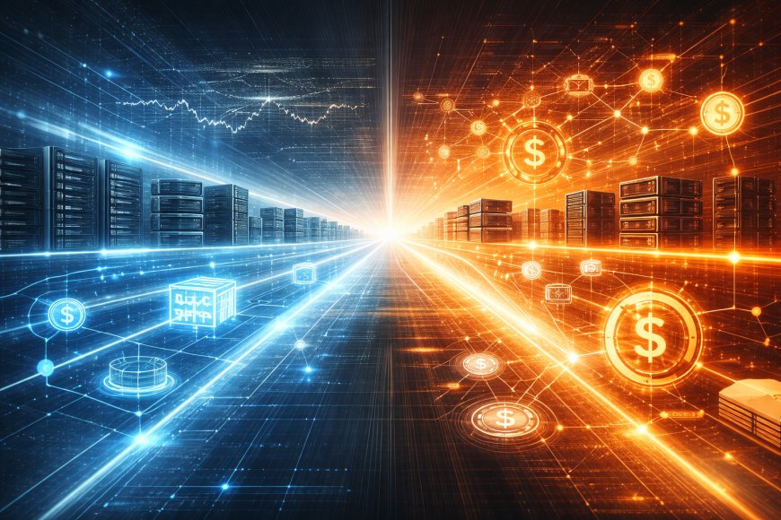 [HERO_IMAGE_ALT: Abstract dual-rail market plumbing graphic showing legacy equities vs tokenized settlement rails]
