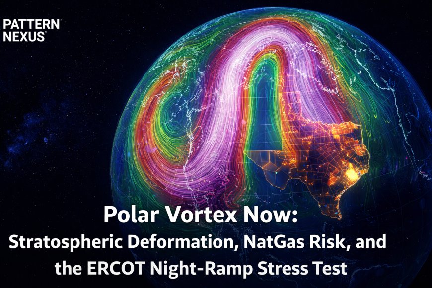 Polar Vortex Now: Stratospheric Deformation, NatGas Risk, and the ERCOT Night-Ramp Stress Test