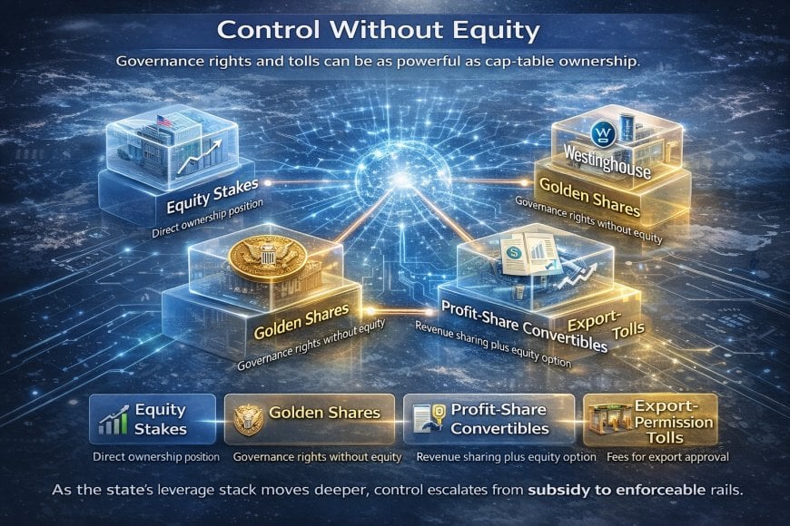 [IMAGE_5_ALT: control instruments diagram comparing equity stakes, golden shares, profit-share convertibles, and export-permission tolls]