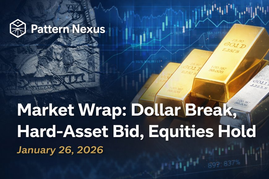 Market Wrap: Dollar Break, Hard-Asset Bid, Equities Hold — Jan 26, 2026