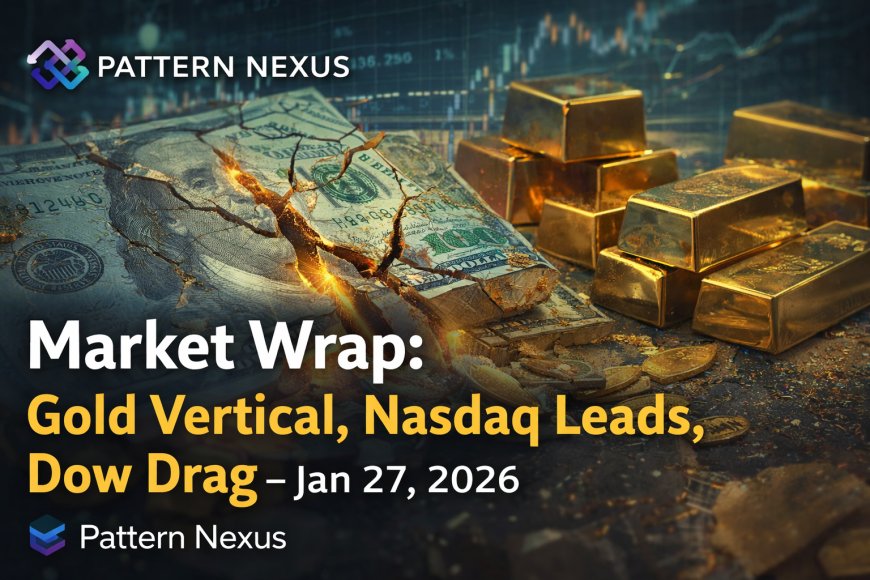 Market Wrap: Gold Vertical, Nasdaq Leads, Dow Drag — Jan 27, 2026