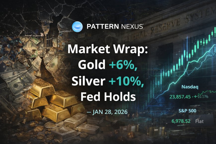 Market Wrap: Gold +6%, Silver +10%, Fed Holds — Jan 28, 2026