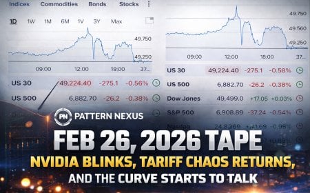 Feb 26, 2026 Tape: Nvidia Blinks, Tariff Chaos Returns, and the Curve Quietly Flattens