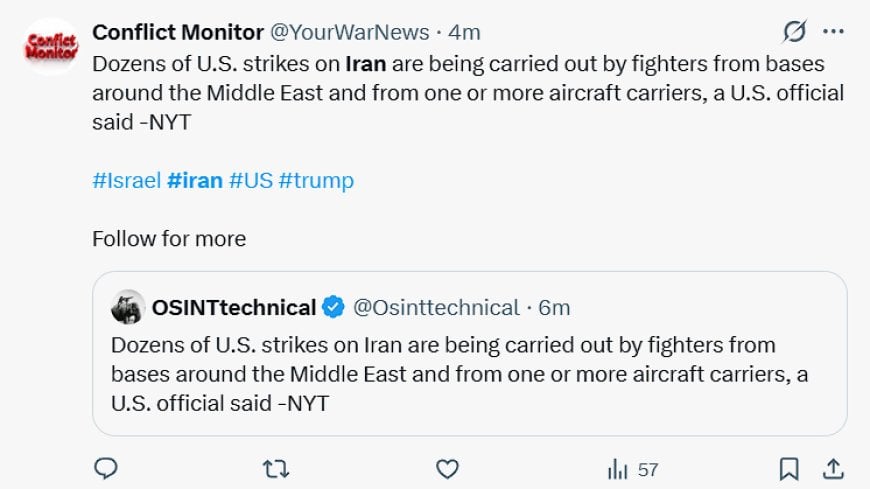 Smoke rising over Tehran as regional tensions spike