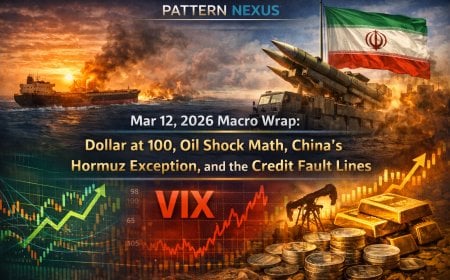 Mar 12, 2026 Macro Wrap: Dollar at 100, Oil Shock Math, China’s Hormuz Exception, and the Credit Fault Lines