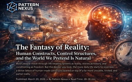 The Fantasy of Reality: Human Constructs, Control Structures, and the World We Pretend Is Natural