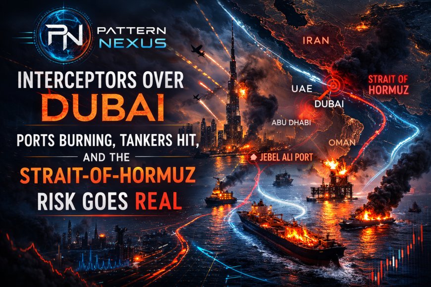 Interceptors Over Dubai: Ports Burning, Tankers Hit, and the Strait-of-Hormuz Risk Goes Real