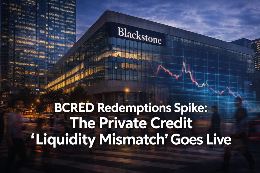 Private credit stress: BCRED redemptions and liquidity mismatch
